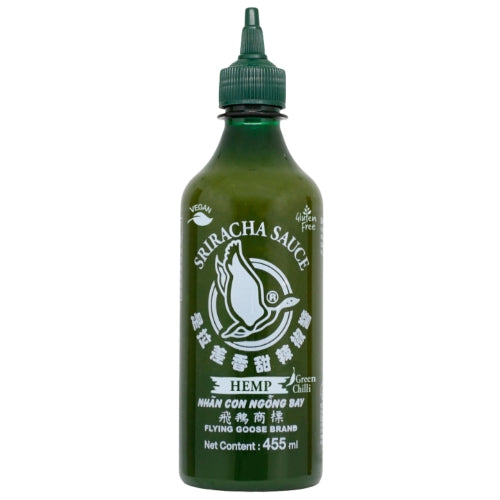 Flying Goose Sriracha Chilli Sauce - Hemp Seed Oil-飛鵝商標是拉差辣椒醬-火麻味-455ml-CHIFG129