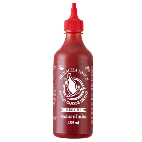 Flying Goose Sriracha Chilli Sauce - Kimchi-飛鵝商標是拉差辣椒醬-泡菜味-455ml-CHIFG120