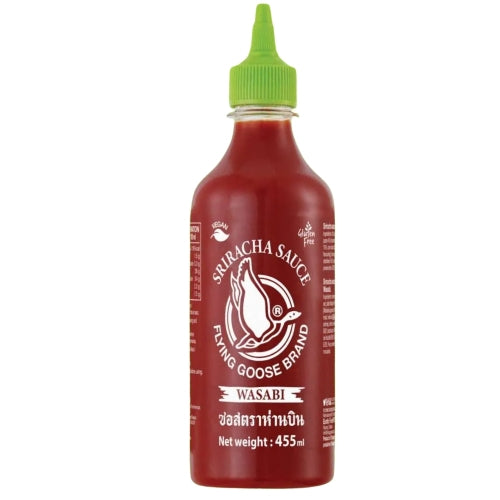 Flying Goose Sriracha Chilli Sauce - Wasabi-飛鵝商標是拉差辣椒醬-芥末味-455ml-CHIFG130