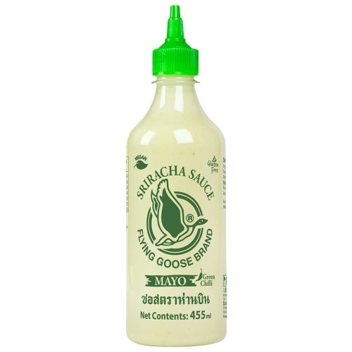 Flying Goose Sriracha Green Chilli Mayo-飛鵝商標是拉差青辣椒蛋黃醬-455ml-CHIFG132