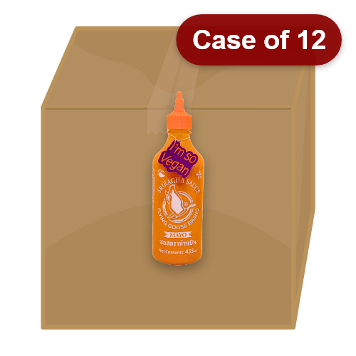 Flying Goose Sriracha Mayo Vegan 455mL-飛鵝商標是拉差蛋黃醬 455mL-455ml-CHIFG113-12
