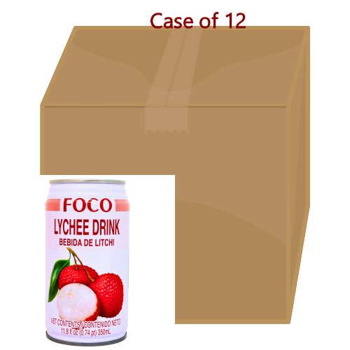 Foco Lychee Drink-泰國荔枝汁-350ml-DRIF108-12