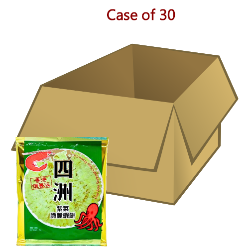 Load image into Gallery viewer, Four Seas Seaweed Prawn Crackers-四洲紫菜蝦餅-36g-SNACFS109-30

