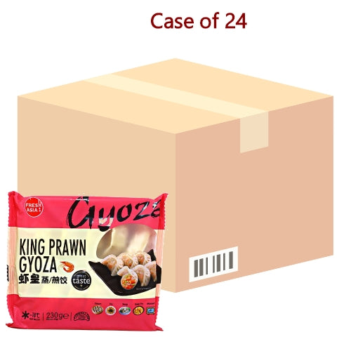 갤러리 뷰어에 이미지 로드, Fresh Asia King Prawn Gyoza-香源蝦皇蒸/煎餃-230g-DUMFA302-24
