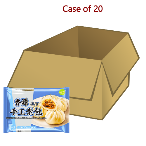 Fresh Asia Mushroom & Bamboo Shoots Bun-香源三丁手工素包-480g-DIMFA210-20