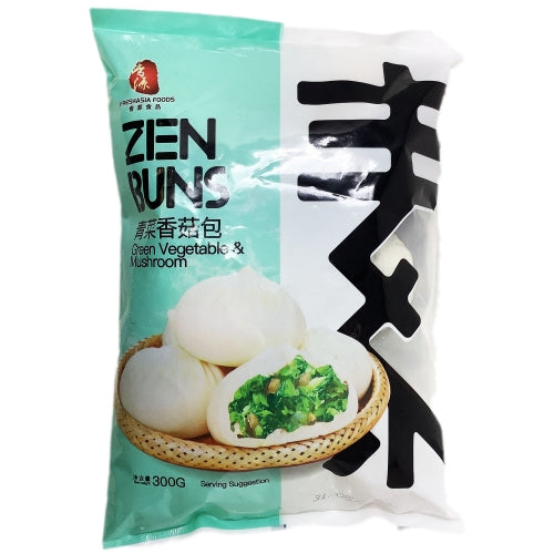Load image into Gallery viewer, Fresh Asia Mushroom &amp; Green Vegetables Bun-香源青菜香姑包-300g-DIMFA204
