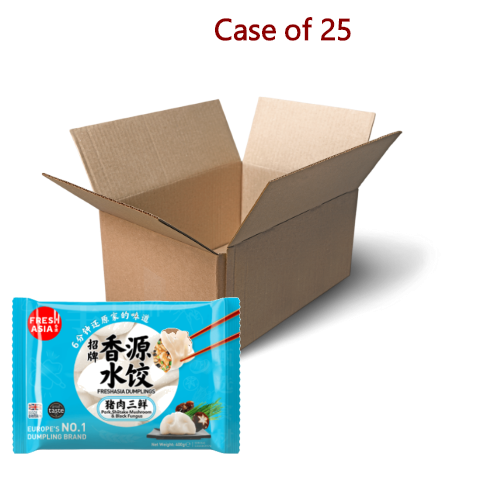 Load image into Gallery viewer, Fresh Asia Pork Mushroom Black Fungus Dumpling-香源猪肉三鮮水餃-400g-DUMFA102-25
