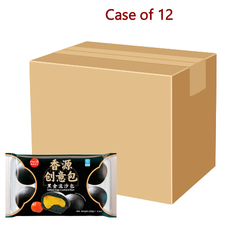 Load image into Gallery viewer, Fresh Asia Salted Egg Custard Bun-香源黑金流沙包-240g-DIMFA107-12
