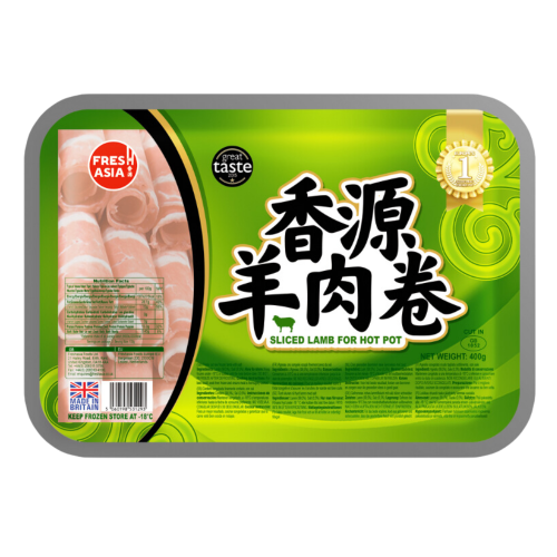 Fresh Asia Sliced Lamb-香源羊肉卷-400g-FMEATFA103