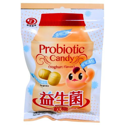 GC Probiotic Candy - Yoghurt-綠得益生菌軟糖-75g-CANGC101