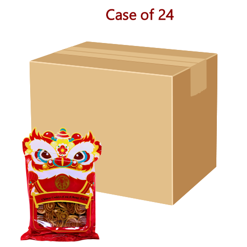 GL Chinese Cookies - Ceoi Ji Beng-金百合豬耳餅-200g-SNACGL303-24