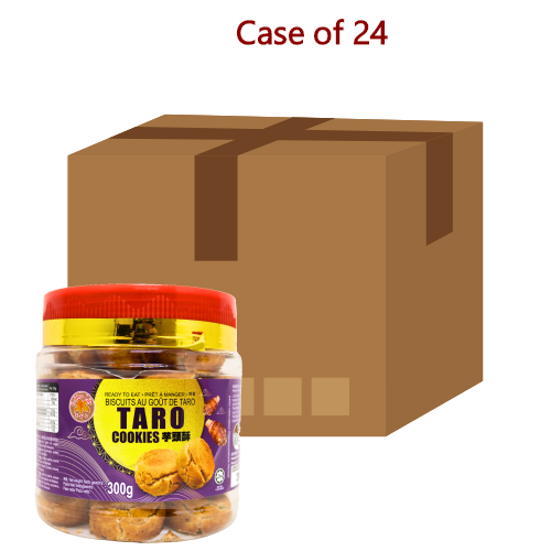 Load image into Gallery viewer, GL Cookies Taro Flavour-金百合芋頭酥-300g-SNACGL204-24
