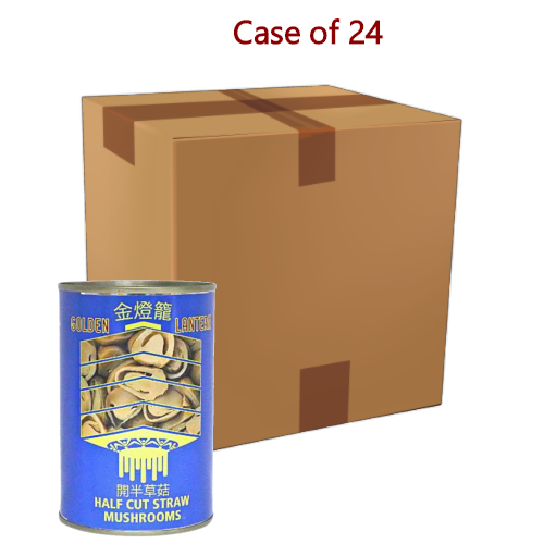 Load image into Gallery viewer, GL Straw Mushrooms Half Cut-金燈籠開半草菇-425g-MSH102-24
