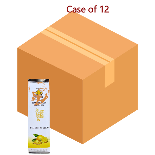 *GS Lemon Ginger Green Tea*-金帆牌檸檬姜綠茶-125g-TEA602-12