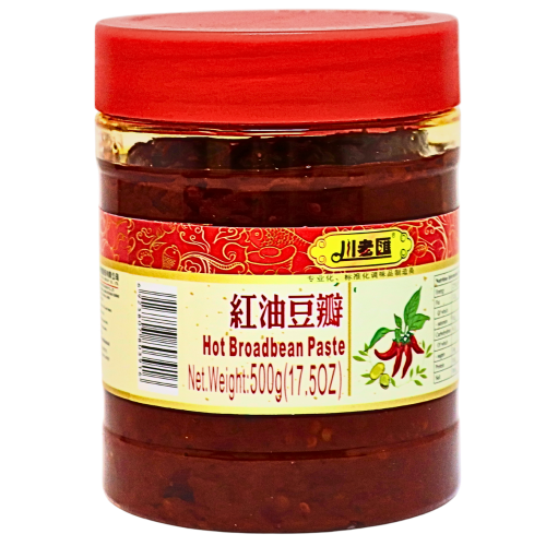 Gao Fu Ji Hot Broadbean Paste-川老匯紅油豆瓣-500g-PASTE308A