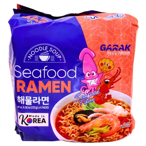 Garak Seafood Ramen (4 packs)-Garak 海鮮拉麵-4_130g-INGA101