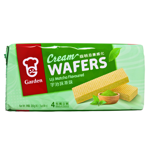 Garden Cream Wafers - Uji Matcha-嘉頓忌廉威化 - 宇治抹茶味-200g-BISG210