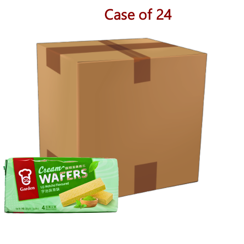 Garden Cream Wafers - Uji Matcha-嘉頓忌廉威化 - 宇治抹茶味-200g-BISG210-24