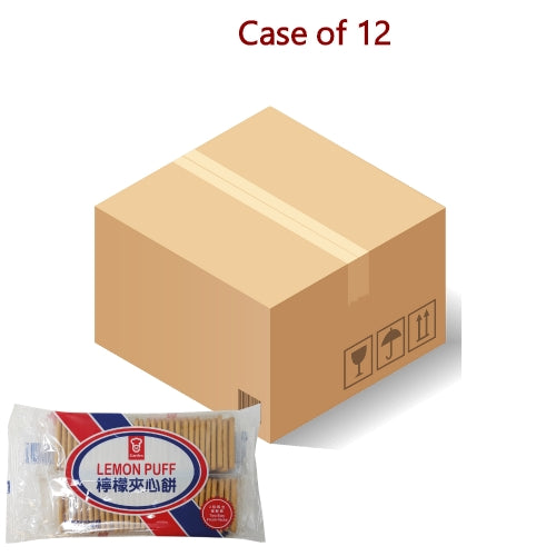Garden Lemon Puff-嘉頓檸檬味夾心餅-350g-BISG401-12