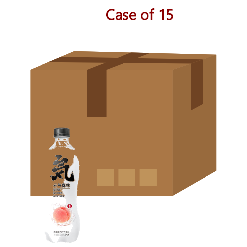 Genki Forest Sparkling Water - Peach-元气森林氣泡水-白桃-480ml-DRIYQSL103-15