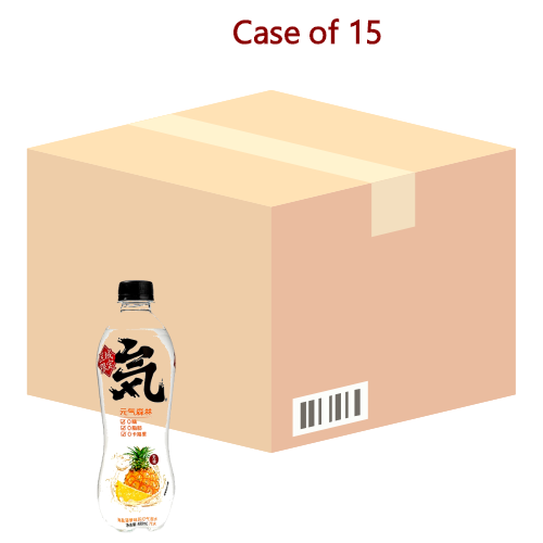 Load image into Gallery viewer, Genki Forest Sparkling Water - Pineapple &amp; Sea Salt-元气森林氣泡水-菠蘿海鹽-480ml-DRIYQSL105-15
