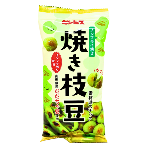 *Ginbis Roasted Edamame Green Soybean Snack*-*日式姬燒枝豆脆*-38g-SNACGI101