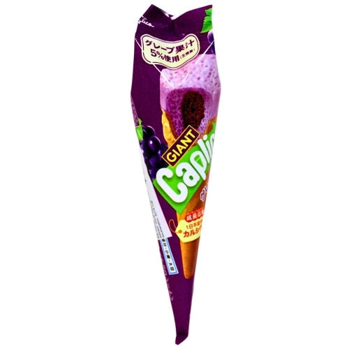 Glico Giant Caplico Biscuit Cone Grape Flavour-格力高巨型冰淇淋餅乾 - 葡萄味-41g-BISGL207