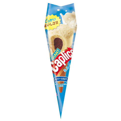 Glico Giant Caplico Biscuit Cone Milk Flavour-格力高巨型冰淇淋餅乾 - 牛奶味-41g-BISGL206