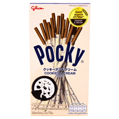Glico Pocky - Cookies & Cream-格力高百奇-曲奇奶油味-43g-BISGL114