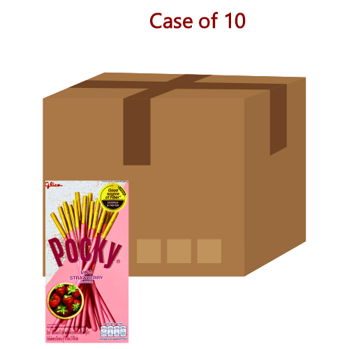 Load image into Gallery viewer, Glico Pocky - Strawberry-格力高百奇-草莓味-43g-BISGL105A-10

