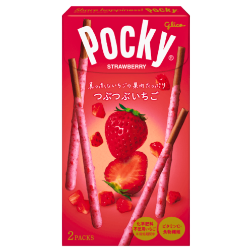 Glico Pocky - Strawberry (Jap Ver.)-格力高百奇-草莓味-55g-BISGL105B