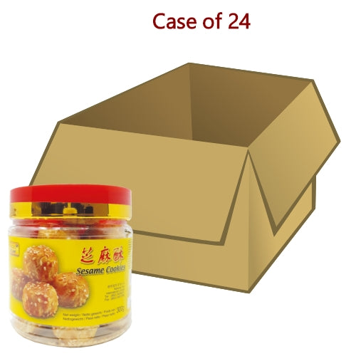 Load image into Gallery viewer, Gold Label Sesame Cookies-金牌芝麻酥-300g-BISGL504-24
