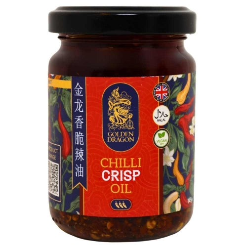 Golden Dragon Crispy Chilli Oil-金龍香脆辣油-145g-CHIGD111