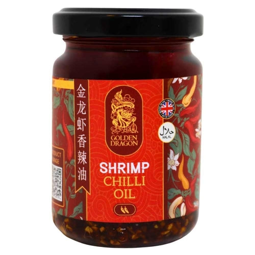 Golden Dragon Shrimp Chilli Oil-金龍蝦香辣椒油-145g-CHIGD113