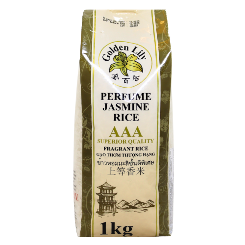 Golden Lily Perfume Jasmine Rice-金百合上等香米-1kg-RIC360