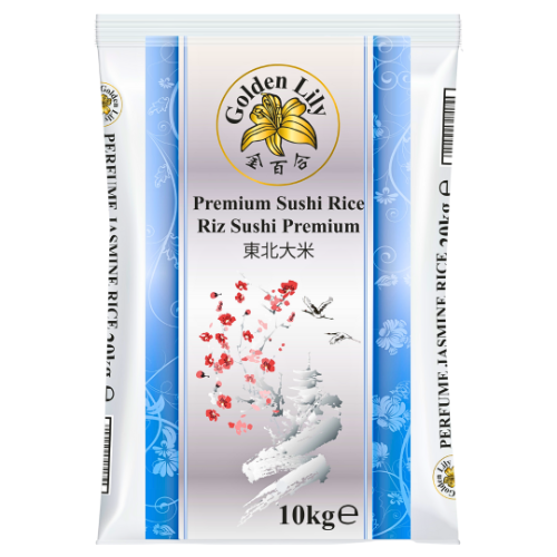 Golden Lily Sushi Rice-金百合壽司米-10kg-RIC542