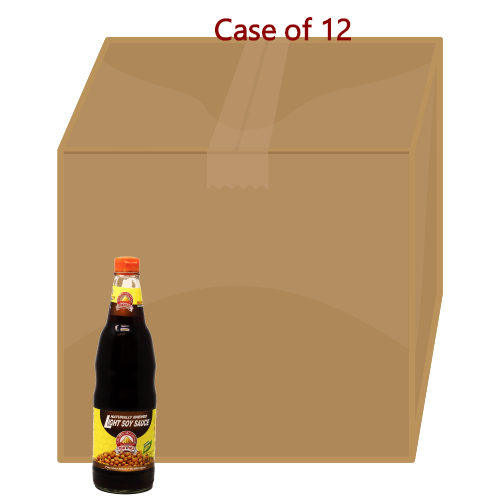 Golden Mountain Light Soy Sauce-金山純釀醬青(生抽)-600ml-SOY445-12