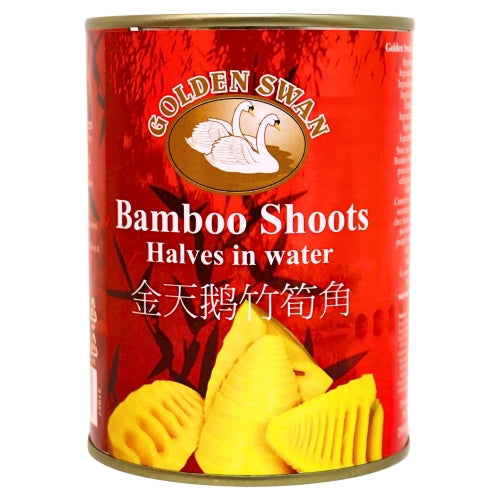 Golden Swan Bamboo Shoots Halves-金天鵝竹笋角-567g-BAM416