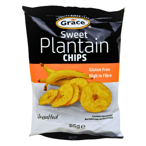 Grace Plantain Chips - Sweet-甜香蕉乾-85g-SNACGR102