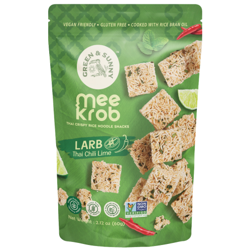 Green & Sunny Thai Crispy Noodle Snack - Chilli & Lime-泰式脆麵 - 辣椒青檸口味-60g-SNACGS101
