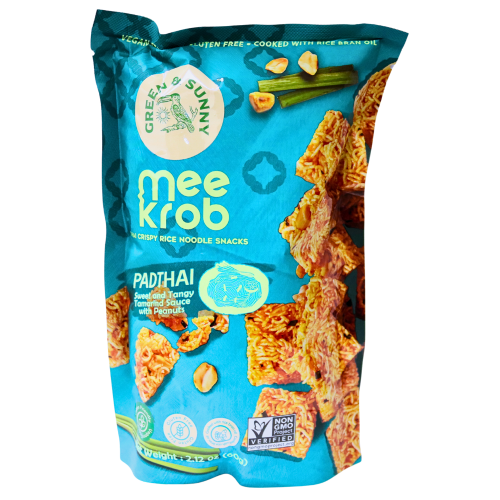 Green & Sunny Thai Crispy Noodle Snack - Pad Thai-泰式脆麵 - 泰式炒河粉味-60g-SNACGS102