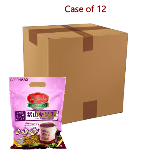 ギャラリービューアに画像を読み込む、Greenmax Yam &amp; Mixed Cereal-馬玉山紫山藥黑米仁-12_30g-CREAL118A-12
