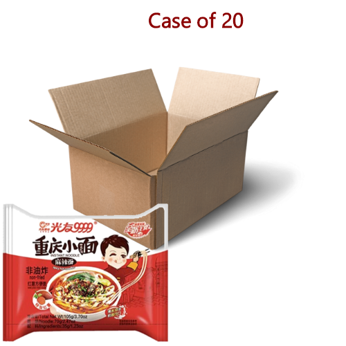 GuanYou Chongqing Noodle - Spicy Hot-光友重慶小麵-麻辣麵-105g-INGY152-20