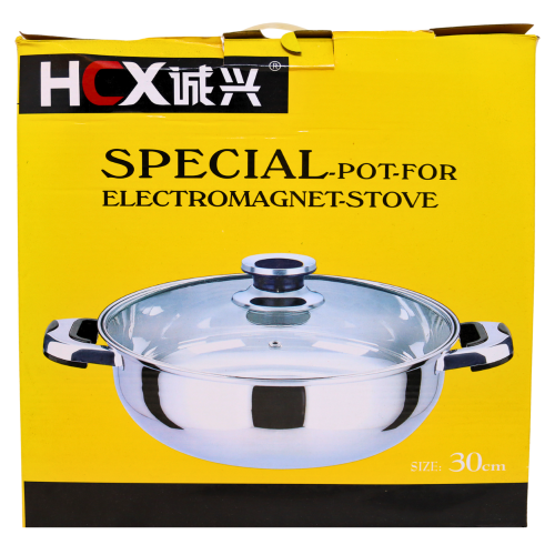 HCX 30cm Divided Steamboat Pot-誠興火鍋鴛鴦煲 - 30cm-1pcs-KITEQ511