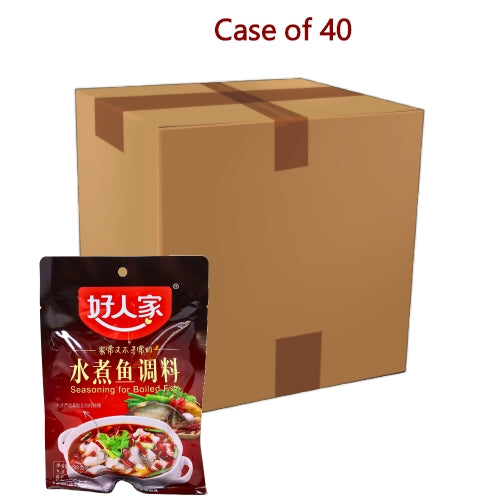 HRJ Seasoning for Boiled Fish-好人家水煮魚調料-198g-SEA374-40