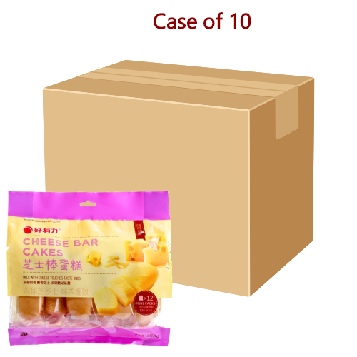 Load image into Gallery viewer, HYL Cheese Bar Cake (Cheese Flavour)-好有力芝士棒蛋糕（芝士味）-350g-SNACHYL103-10
