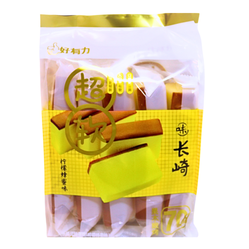 HYL Nagasaki Style Cake (Lemon Honey Flavour)-好有力長崎風味蛋糕（檸檬蜂蜜味）-225g-SNACHYL108
