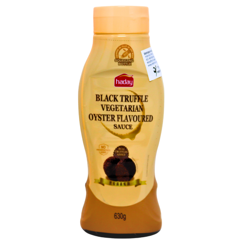 Haday Black Truffle Vegetarian Oyster Flavour Sauce-海天黑松露素蠔油-630g-SAUHD113