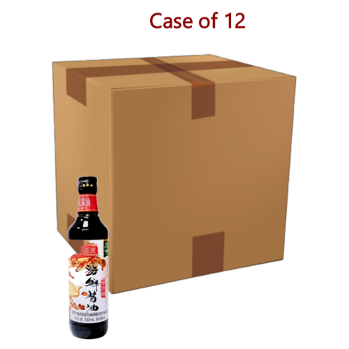 Haday Seafood Flavoured Soy Sauce-海天海鮮醬油-500ml-SOY280-12
