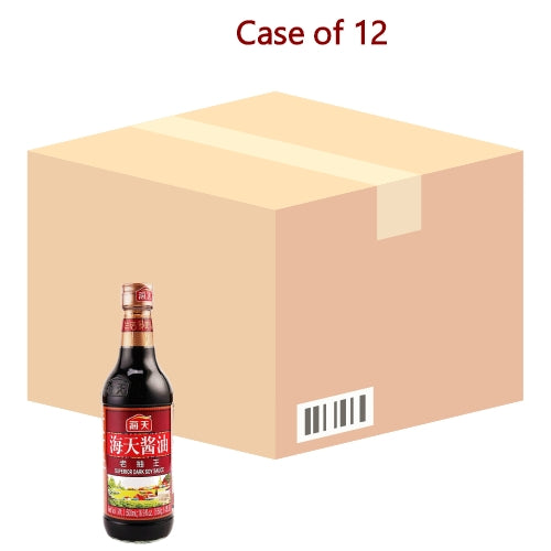 Load image into Gallery viewer, Haday Superior Dark Soy Sauce-海天老抽王-500ml-SOY224-12

